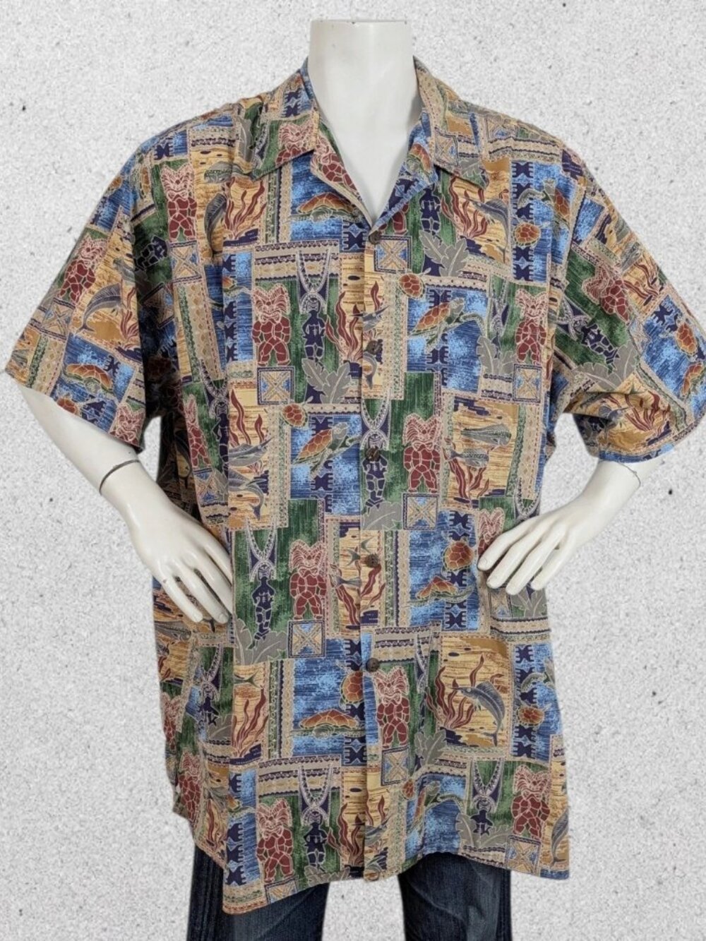 Go Barefoot Hawaiian Shirt Size 6XL (Flawed)